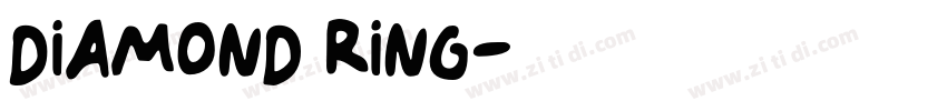 Diamond Ring字体转换